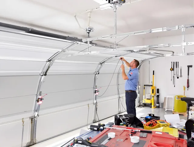 Garage door cable repair service by Horizon West Garage Door Repair in Horizon West