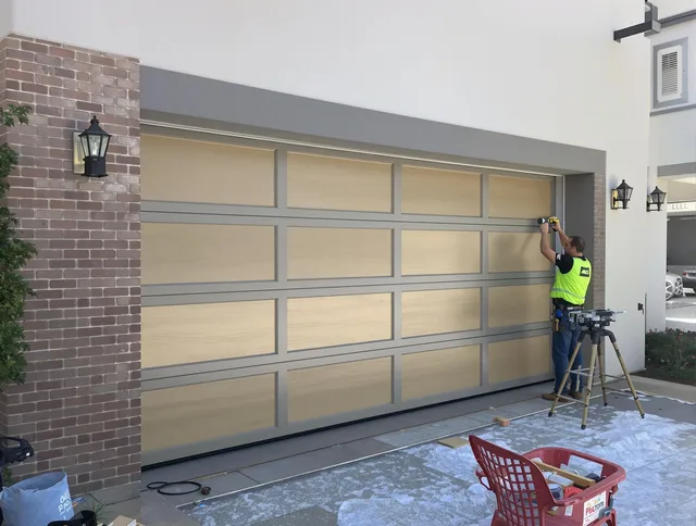 Garage door replacement service by Horizon West Garage Door Repair in Horizon West