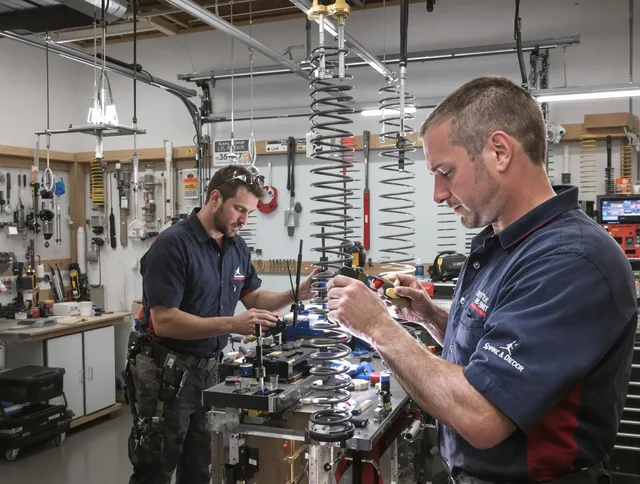 Garage door spring repair service by Horizon West Garage Door Repair in Horizon West
