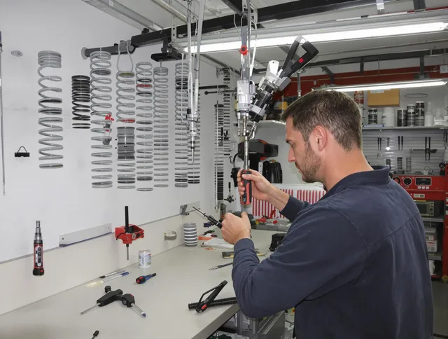 Horizon West Garage Door Repair safety certified technician performing precision spring replacement in Horizon West